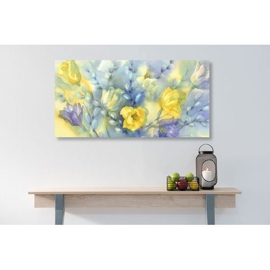 Kép gyönyörű tulipánok akvarell kivitelben