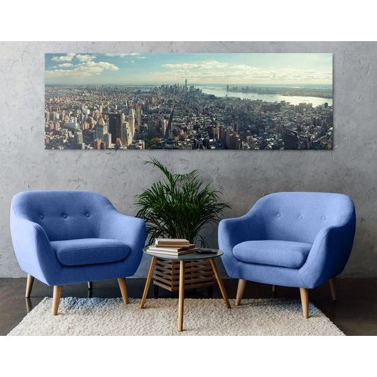 Kép varázslatos New York légi látványa