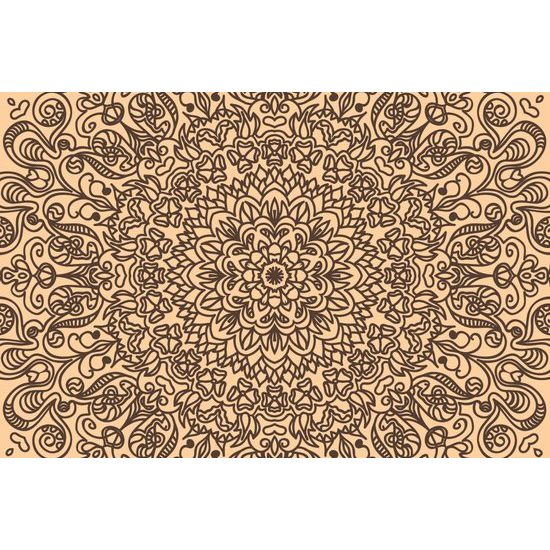 Öntapadó tapéta Mandala virágos stílusában
