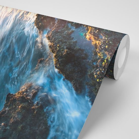 Öntapadó fotótapéta felejthetetlen naplemente a tenger mellett