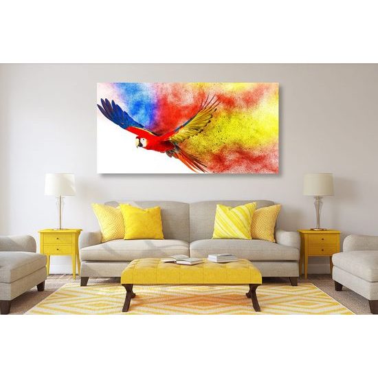 Kép sokszínű repülő papagáj