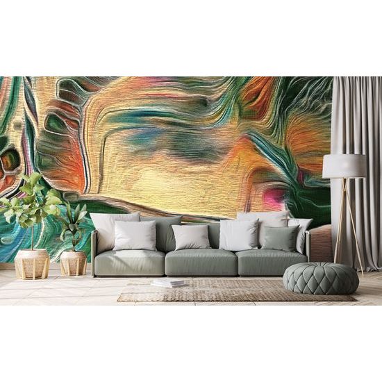 Pszichedelikus absztrakciós öntapadó tapéta