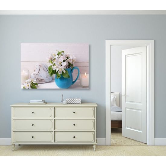 Kép csendélet fa háttérrel