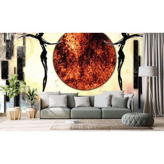 Öntapadó tapéta tánc afrikai változatban