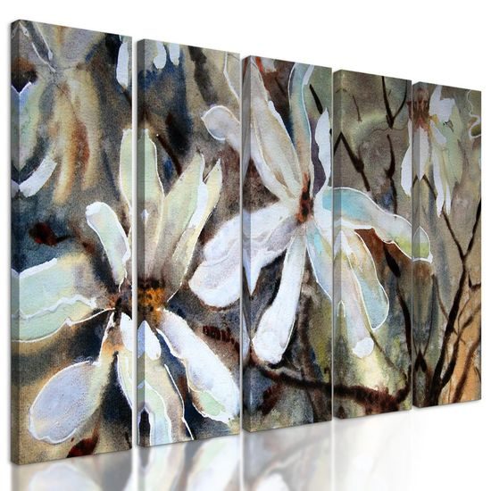 5 részes kép akvarell juhar