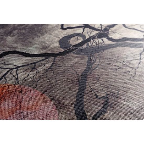 Kép sötét faágak