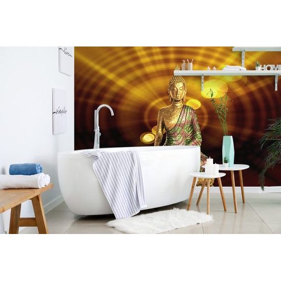 Tapéta Buddha szobor világos háttérrel