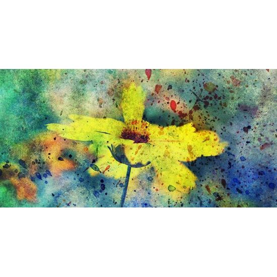 Kép virág retro kivitelben