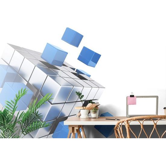 Tapéta modern Rubik-kocka