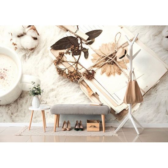 Öntapadó fotótapéta pillanat egy régi betűgyűjteménnyel