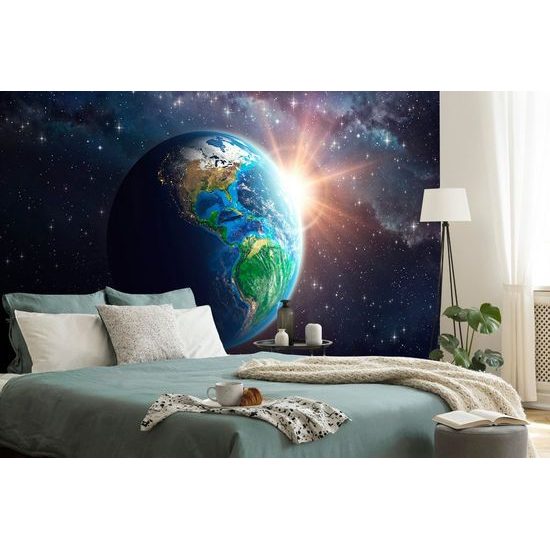 Öntapadó fotótapéta Föld a végtelen univerzum közepén