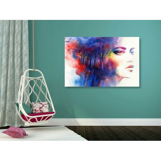 Kép hölgy lágy oldala