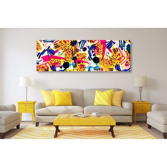 Kép absztrakció pop art stílusban