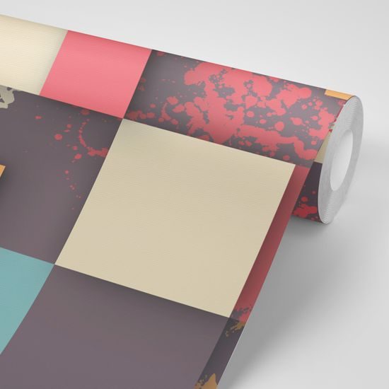 Öntapadó tapéta művészi absztrakció