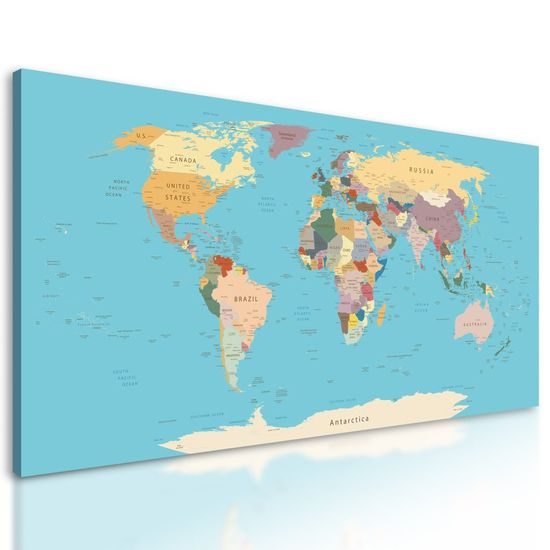 Kép klasszikus világtérkép