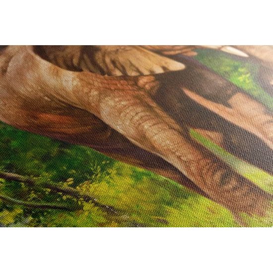 Kép elefántok az oázisban