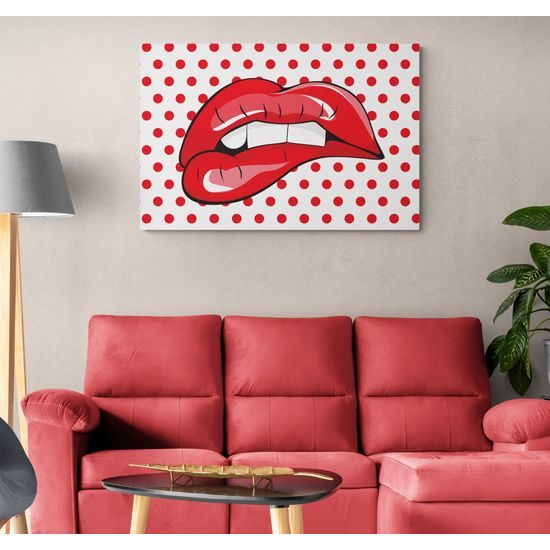 Kép pop art ajkak