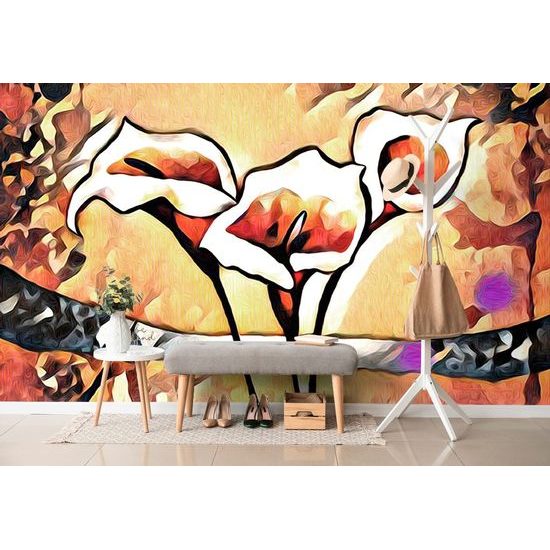 Érdekes öntapadó tapéta etnikai kivitelben