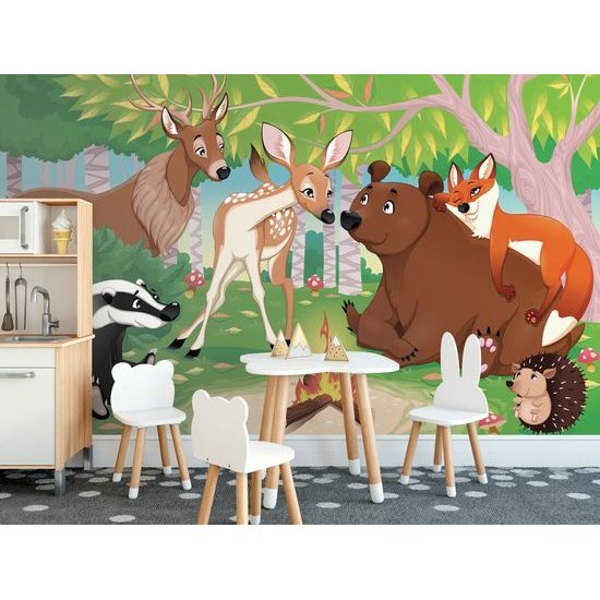 Fotótapéta erdei állatok