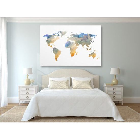 Parafa kép sokszögű világ térkép