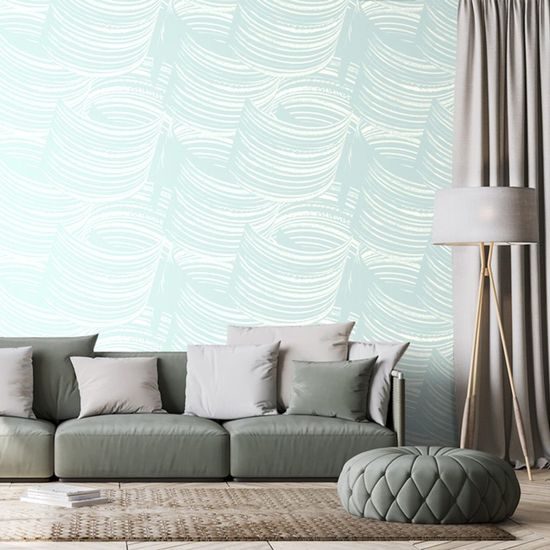 Öntapadó tapéta enyhe absztrakció kék alapon