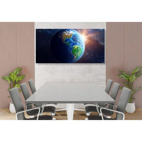 Kép kék bolygó világűri látványa