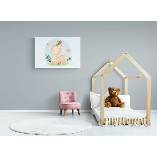 Kép csodálatos alvó őzike