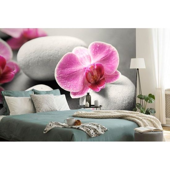 Fotótapéta wellness csendélet orchideával