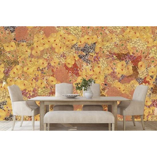 Öntapadó tapéta absztrakció G. Klimt szellemében