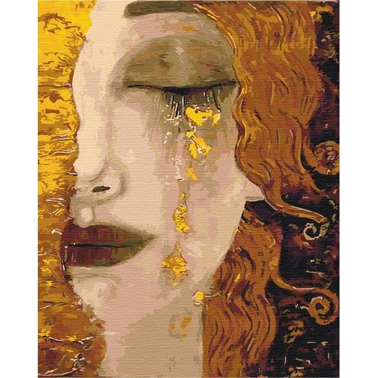 Festés számok szerint G. Klimt - Aranykönnyek