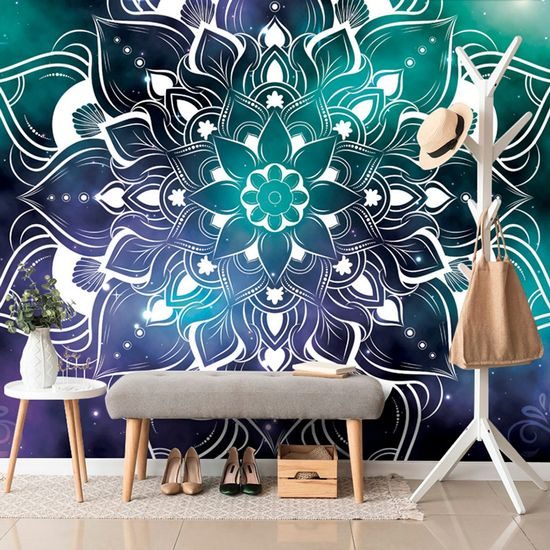 Öntapadó tapéta kozmikus Mandala