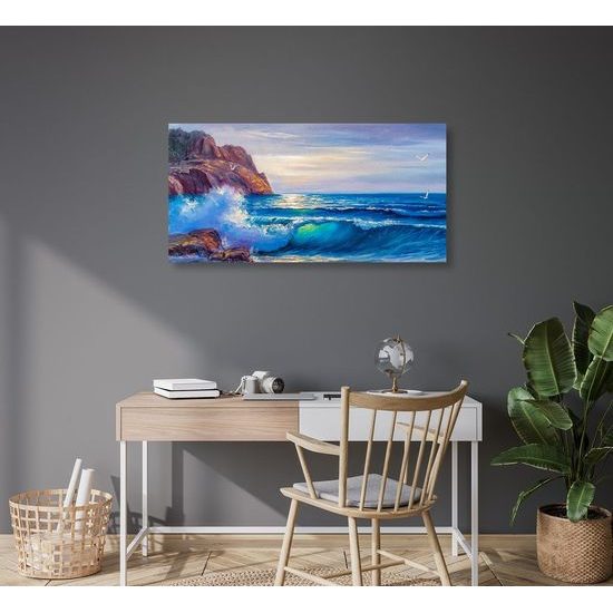 Kép háborgó tenger