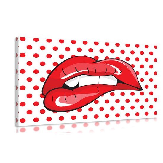 Kép pop art ajkak
