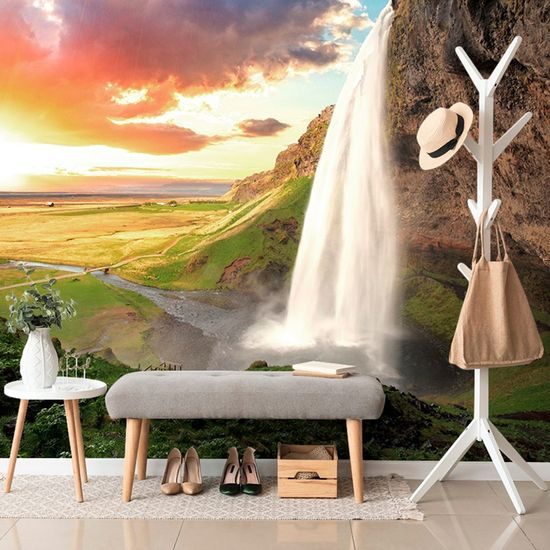 Fotótapéta fenséges vízesés Izlandon