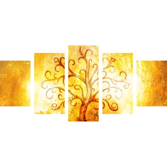 5 részes kép mágikus életfa