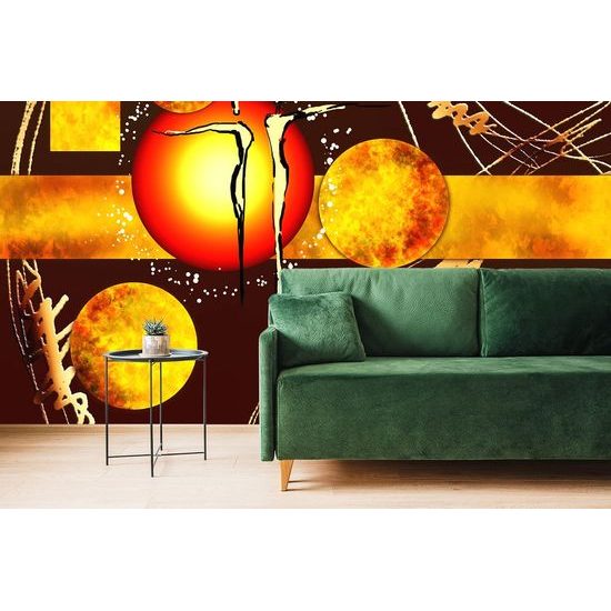 Tapéta egy szerelmes pár etnikai design