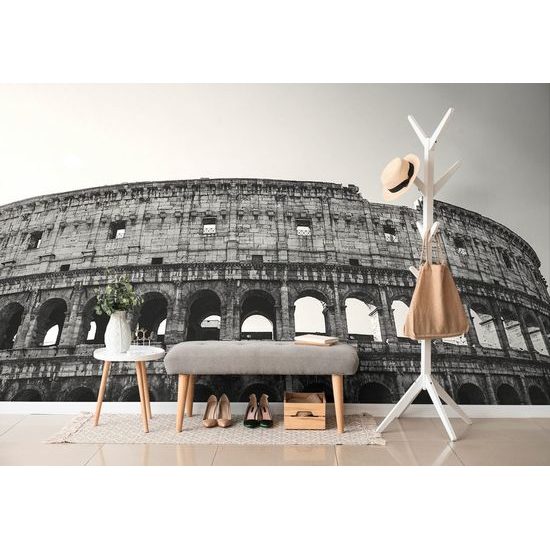 Öntapadó fotótapéta eredeti római Colosseum fekete fehérben