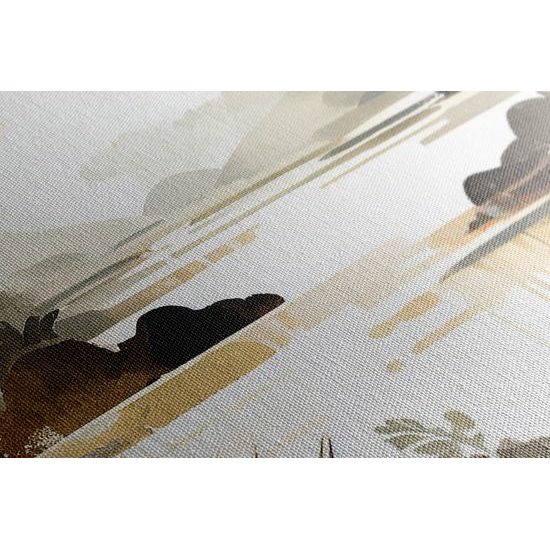 Kép tó a dzsungelben