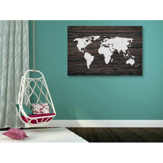 Parafa kép világtérkép modern kivitelben