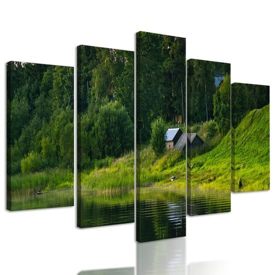 5 részes kép nyugtató természet