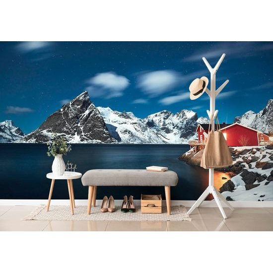 Öntapadó fotótapéta gyönyörű éjszakai Lofoten