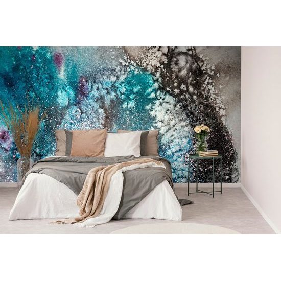 Egyedi akvarell absztrakciós tapéta