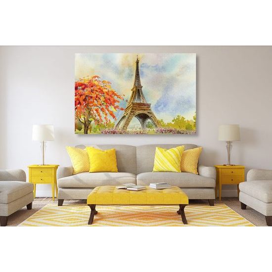 Kép Eiffel-torony látványa vintage kivitelben