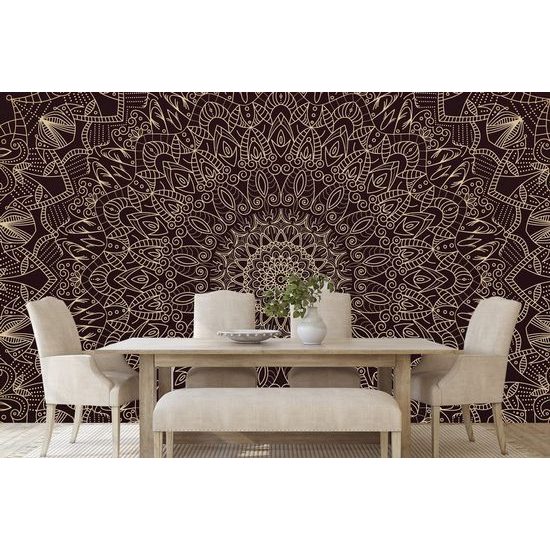 Öntapadó tapéta egy gyönyörűen kidolgozott Mandala