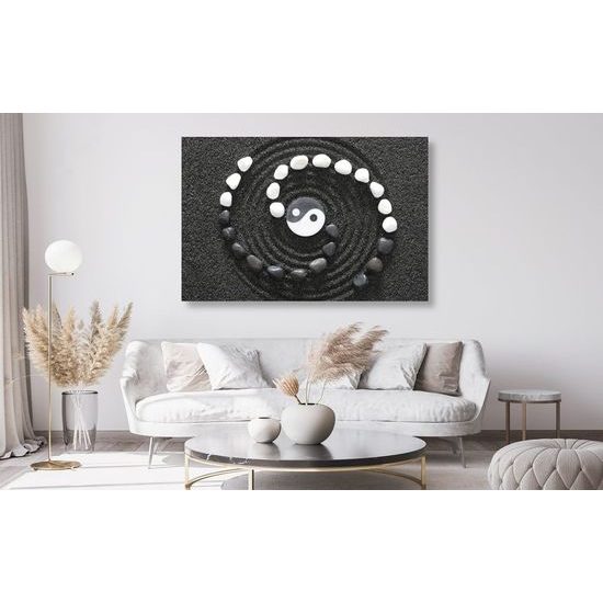 Kép művészin megalkotott Jin és Jang