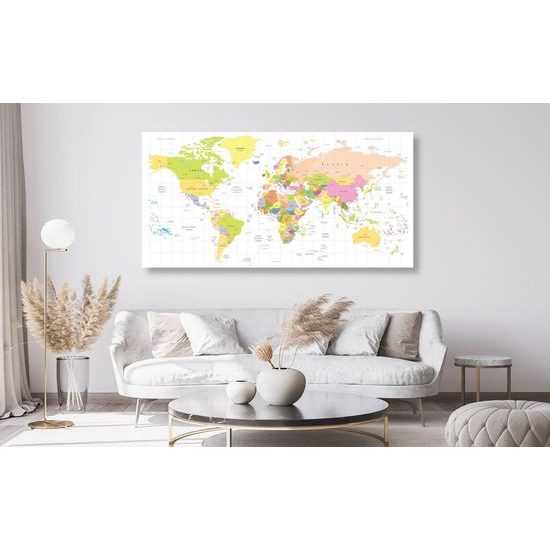 Parafa kép világos világérkép fehér alapon