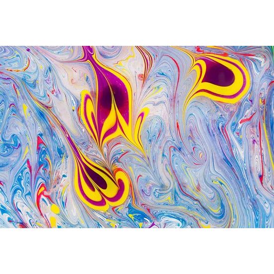 Öntapadó tapéta érdekes színjáték Ebru változatban