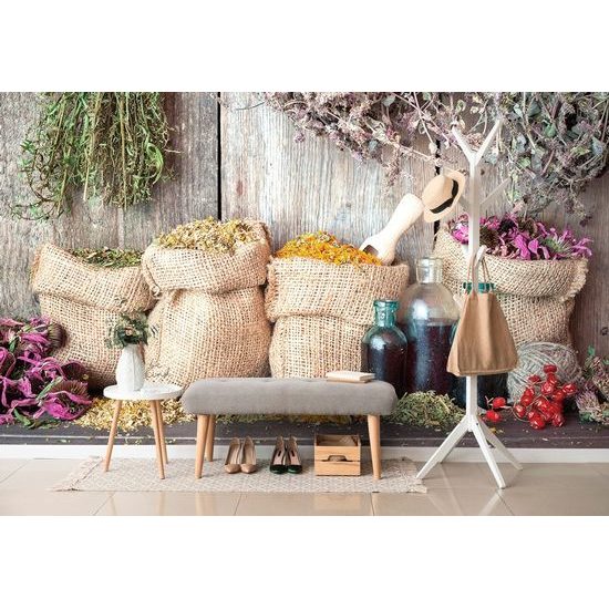 Gyógynövények öntapadó fotótapéta