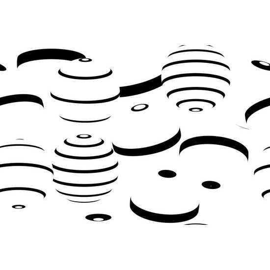 Öntapadó tapéta érdekes absztrakt minták