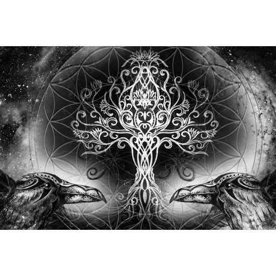 Kép fekete-fehér életfa